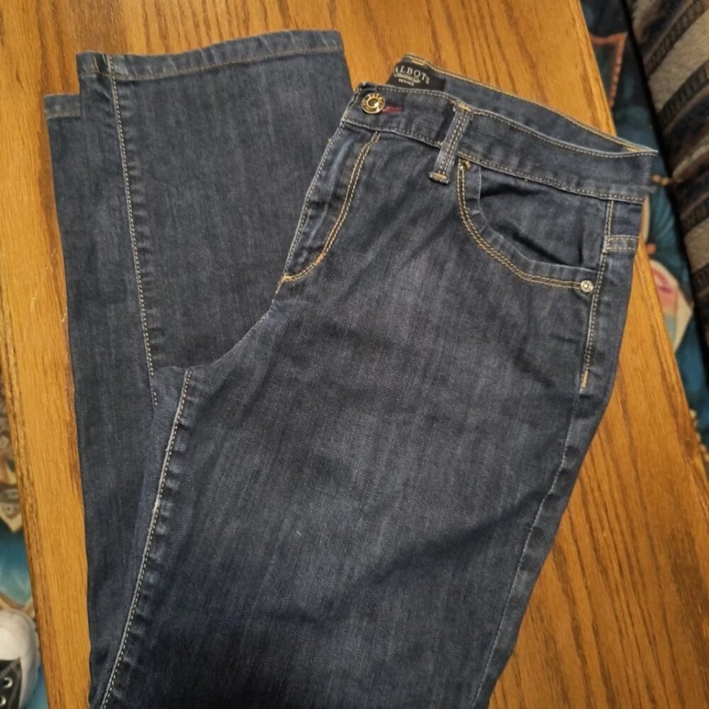 Women's Talbots Boot Cut Medium Wash Stretch Jeans 12P